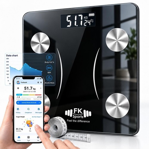 Digital 180kg bathroom - digital, scales