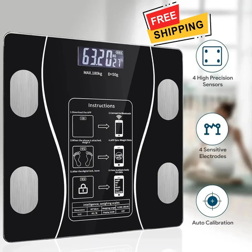 Digital bathroom scales 180kg - bathroom,