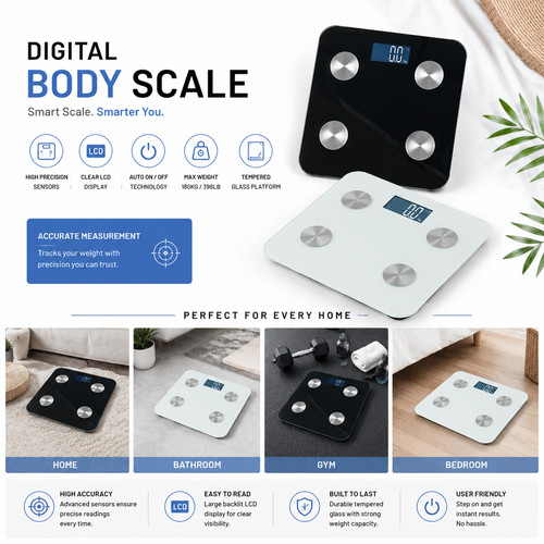 Bathroom weighing digital - bathroom,