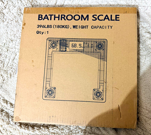 Digital glass bathroom scale - digital,