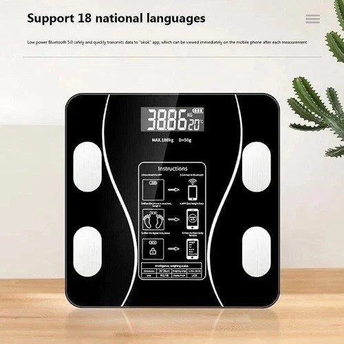 Digital 180kg bathroom scales - digital,