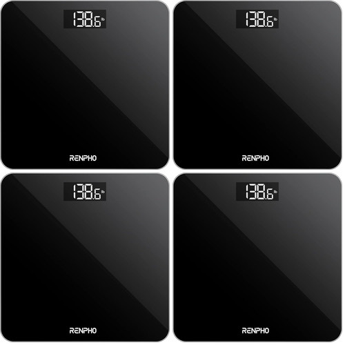 Digital bathroom scales black - bathroom,